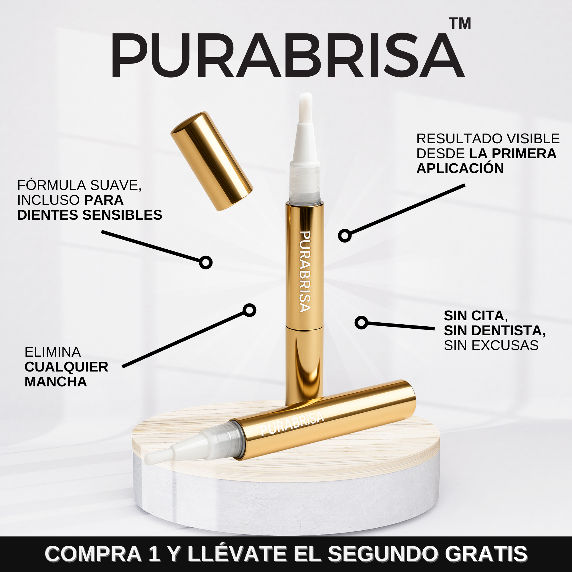 PURABRISA™ Blanqueamiento Express - Sonrisa blanca sin esfuerzo