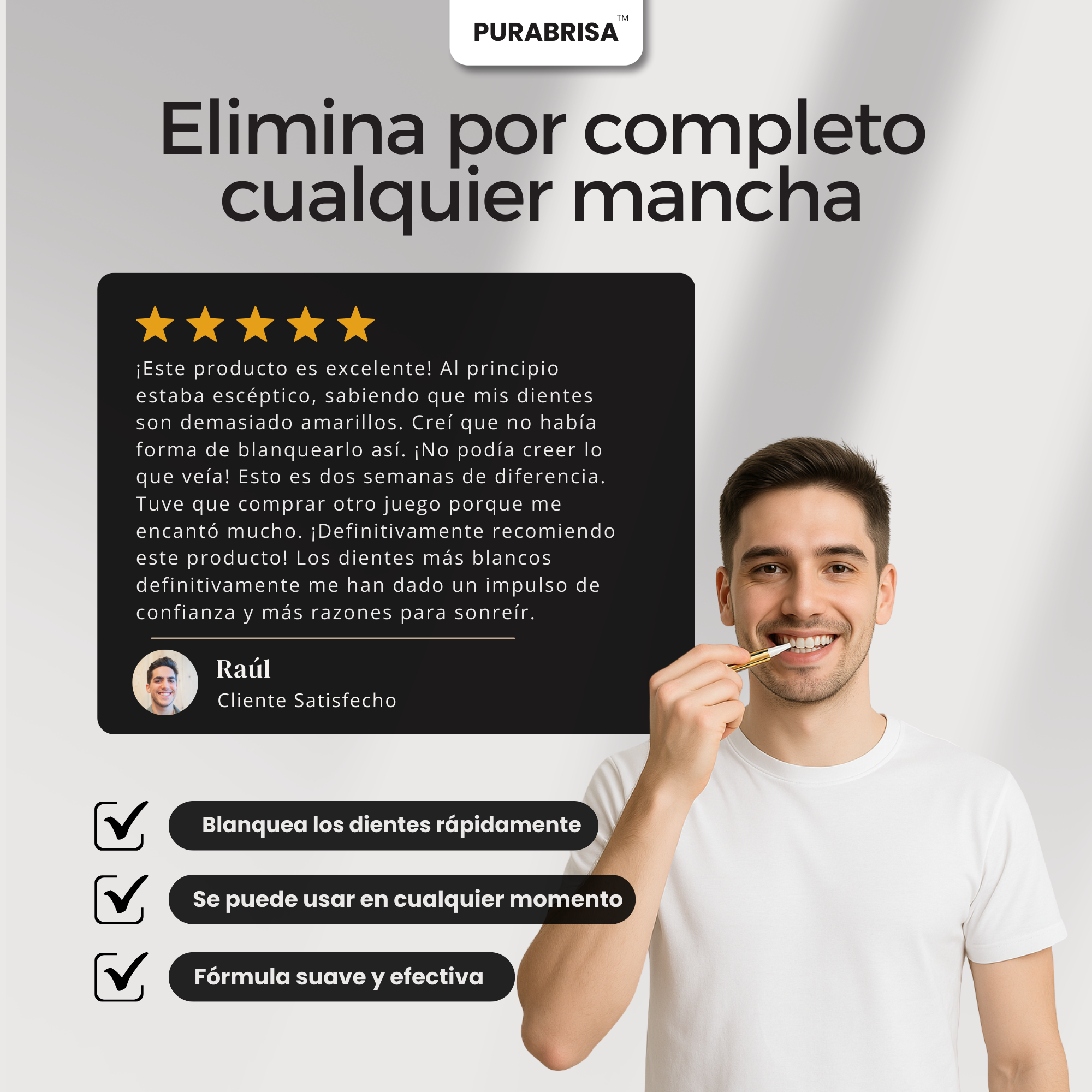 PURABRISA™ Blanqueamiento Express - Sonrisa blanca sin esfuerzo