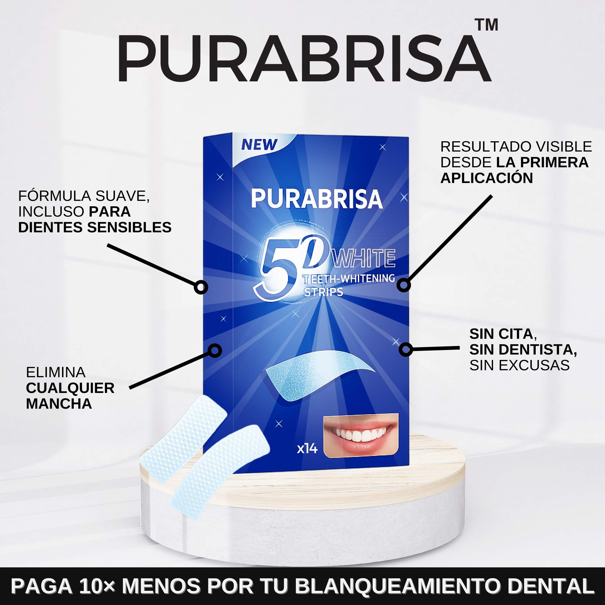 Tiras Blanqueadoras Mujer